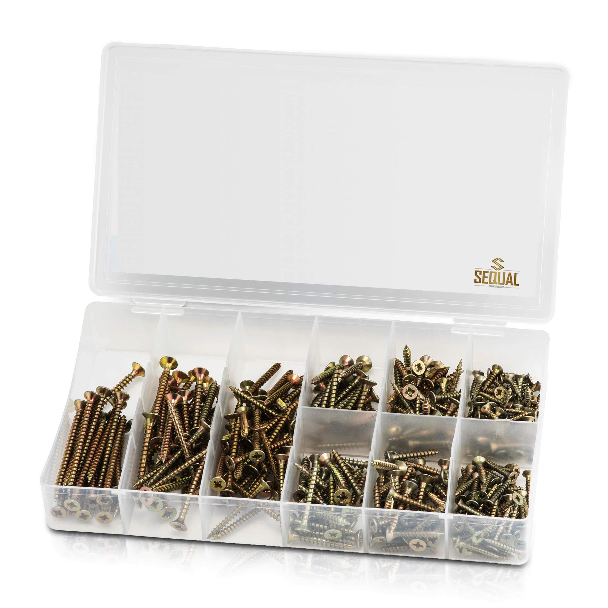 Edco Wood Screws Set (332 Wood Screws)
