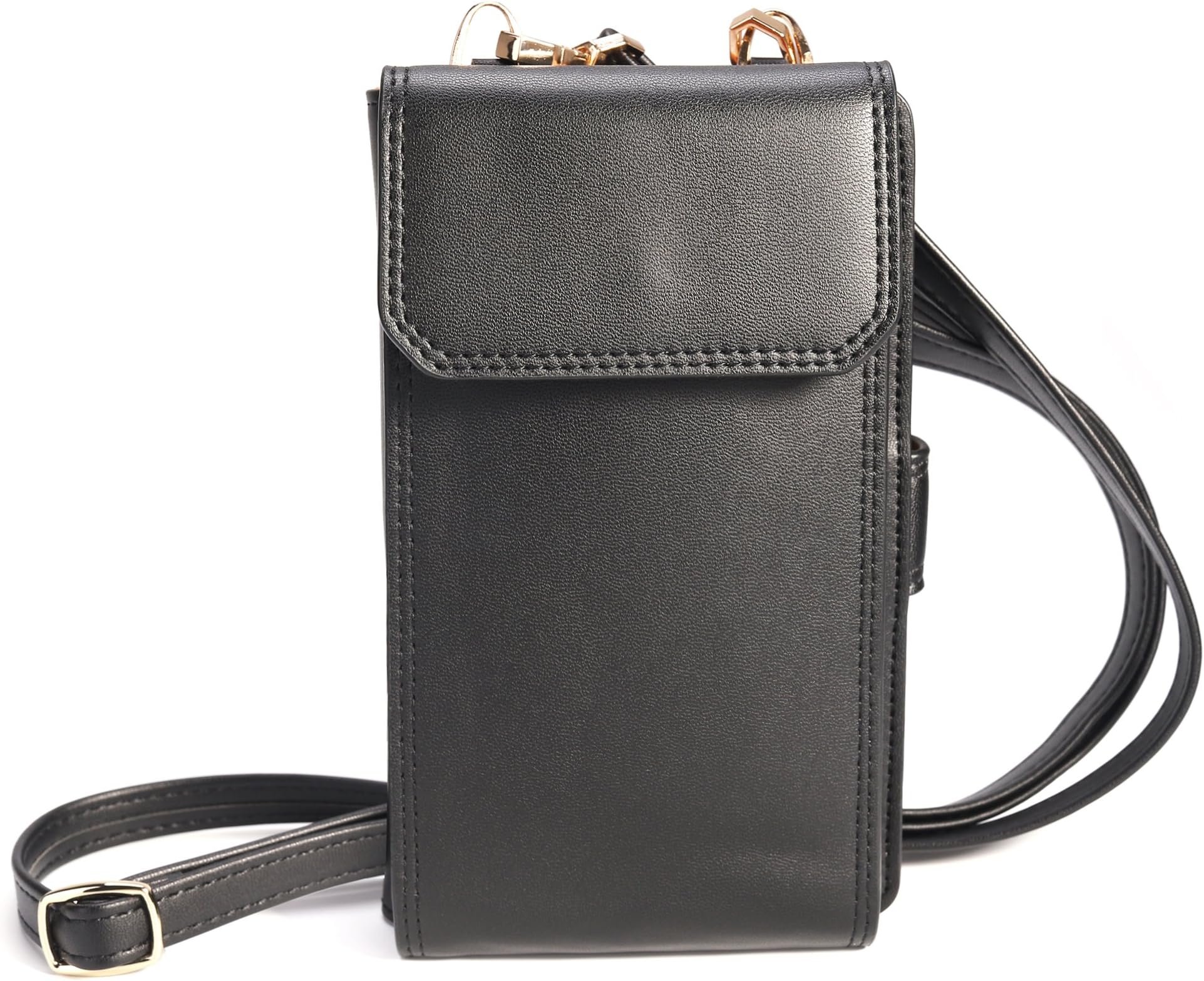 Crossbody Wallet Pouch Purse Shoulder Bag Messenger Bag Cell Phone Bag PU Leather Multipurpose Wallet Case for Women