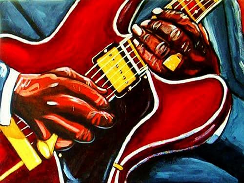 Amazon Com B B King Blues Hands Print Poster Guitar Live At
