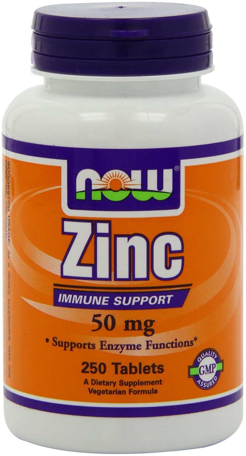Now Foods Zinc Gluconate 50mg Tabletas 250 569.99 en Mercado Libre