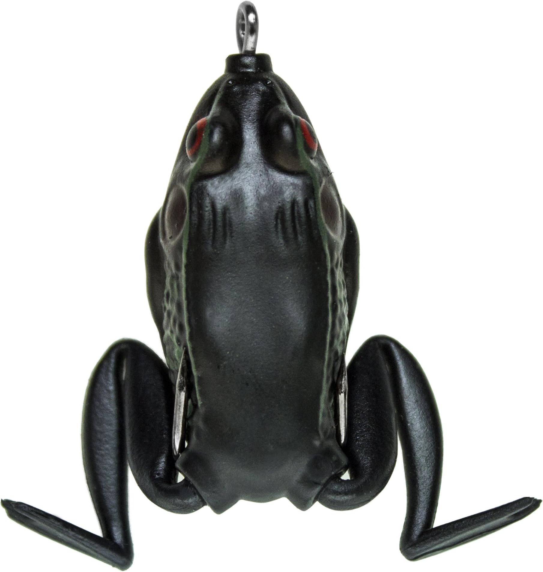 LunkerhuntFrog Lure for Bass Fishing | Pocket Frog Fishing Lure 1.75 Inch | Topwater Fishing Lures, Soft Hollow Body, Weedless Hooks for Trout, Pike in Saltwater and Fresh Water