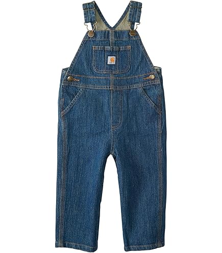 Amazon.com: Carhartt Girls' Denim Jean Bib Overalls (Unlined
