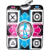 PUXING USB Dance Floor Mat, Non-Slip Dancing Step Dance Mat Pad Blanket Compatible for PC Laptop Video Game, Musical Play Mat Dancer Blanket for Kids/Adults/Family Home Entertainment