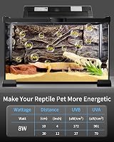 LUCKY HERP T5 Reptile Light Fixture Kit 8W UVA UVB 10.0 90-250V view 6