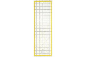 Breman Precision Quilting Rulers – 6x18 Inch Clear Acrylic Rulers for Quilting and Sewing – Laser-Cut Edge, Easy-Read Grid Lines, Angled Markers – Fabric Guide for Left & Right-Handed Users