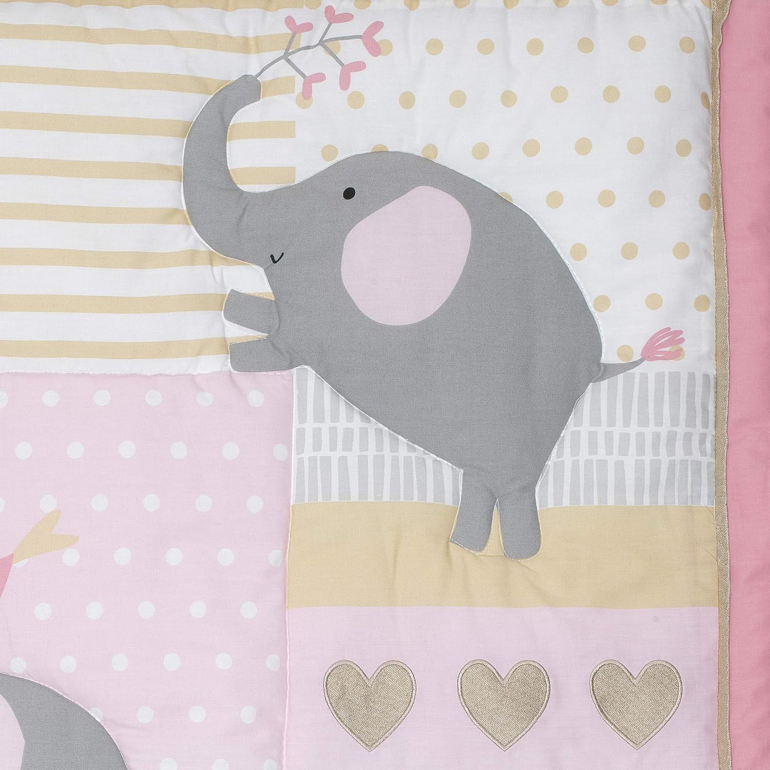 Bedtime Originals Eloise 3-Piece Crib Bedding Set, Pink : Baby