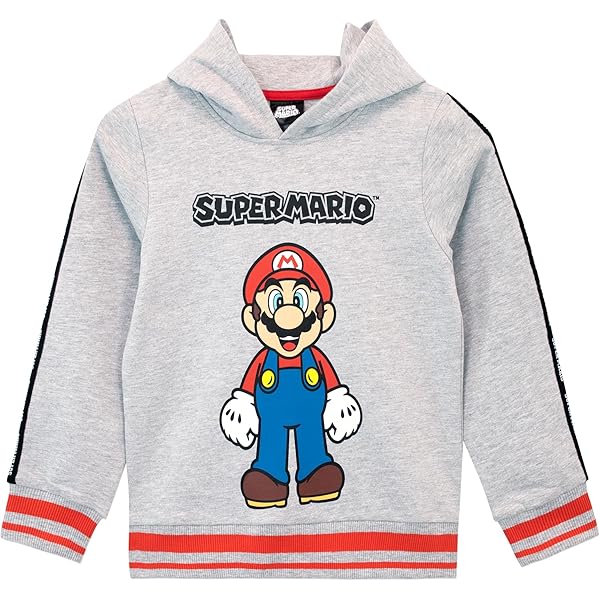 SUPER MARIO Hoodie | Boys Hoodies | Luigi Zip up Hoody