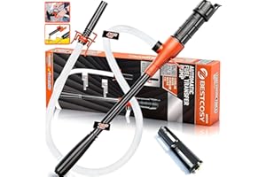 BESTCOSY Portable Transfer Pump Battery Operated Electric Siphon Pump for Gas, Fuel, Diesel, Water Transfer 3.0 GPM Flow Oil Extractor, 47 Inches Hose-Easy to Use Hand Fuel Pump, Multi-Use Siphon Transfer Pump