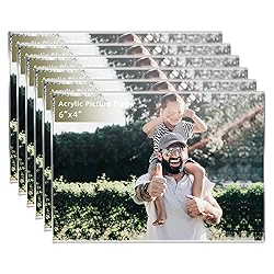 DZZ 6x4 Picture Frame Set of 6,Acrylic Picture