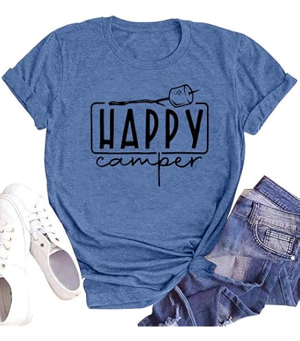 Amazon.com: Pifnxtamy Camping Shirts for Women No City Lights Just