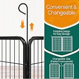 Yaheetech Dog Playpen 2 Panel Heavy Duty 100cm High Indoor Outdoor view 8