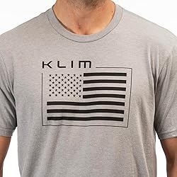 KLIM Men's Patriot Flag Tri-Blend Short Sleeve Tee
