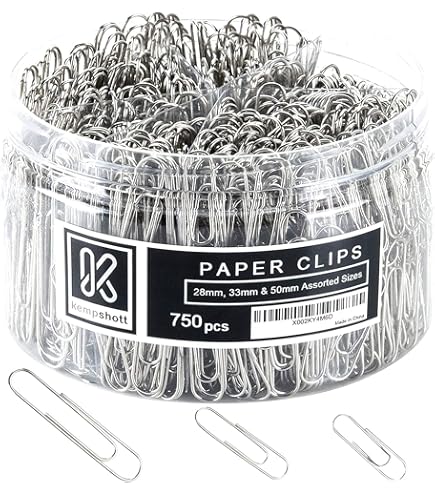 300 Clipes De Papel Colorido Jumbo, Grande De 5 Cm, Ideal Para Uso Em Casa, Escola E Escritório