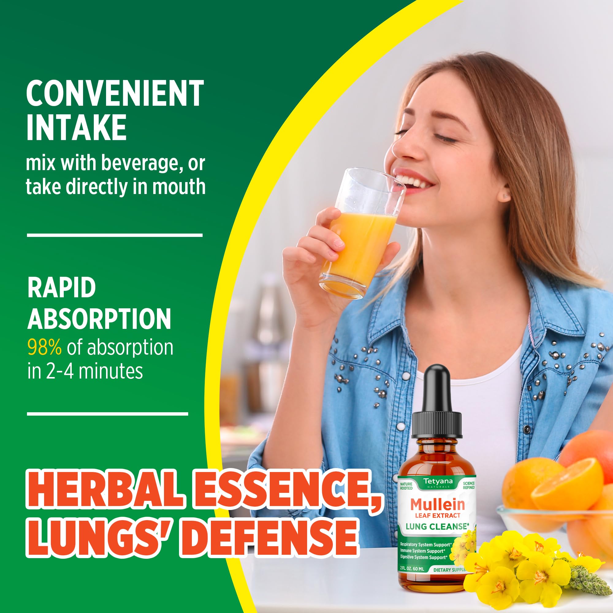 Mua Mullein Drops for Lungs Mullein Leaf Extract for Lungs Breathe