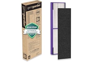Germ Guardian FLT4850PT True HEPA Genuine Air Purifier Replacement Filter B, with Pet Pure Treatment for GermGuardian C4900, AC4825, AC4850PT, CDAP4500, AC4300, and More