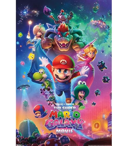 THE SUPER MARIO GALAXY MOVIE 非売品ノートおまけ付き Amazon.com: Nintendo The Super Mario Galaxy Movie (2026) - Key Art
