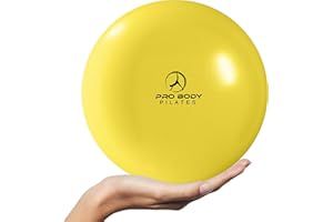 ProBody Pilates Exercise Balls Physical Therapy - 9 Inch Small Exercise Ball for Between Knees for Rehab, Barre, Core, Stability & Yoga