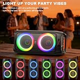 JYX Karaoke Machine with 2 Wireless Microphones 500W Bluetooth PA System view 7