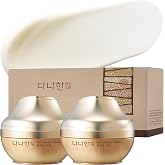 DANAHAN Bon Yeon Jin Ginseng Cream 2-Pack, Ceramide, Dry Skin, 2 x 1.7 oz | Two full-size 1.7 oz jars; unscented rich cream with Ceramide NP, squalane, shea and ginseng saponins