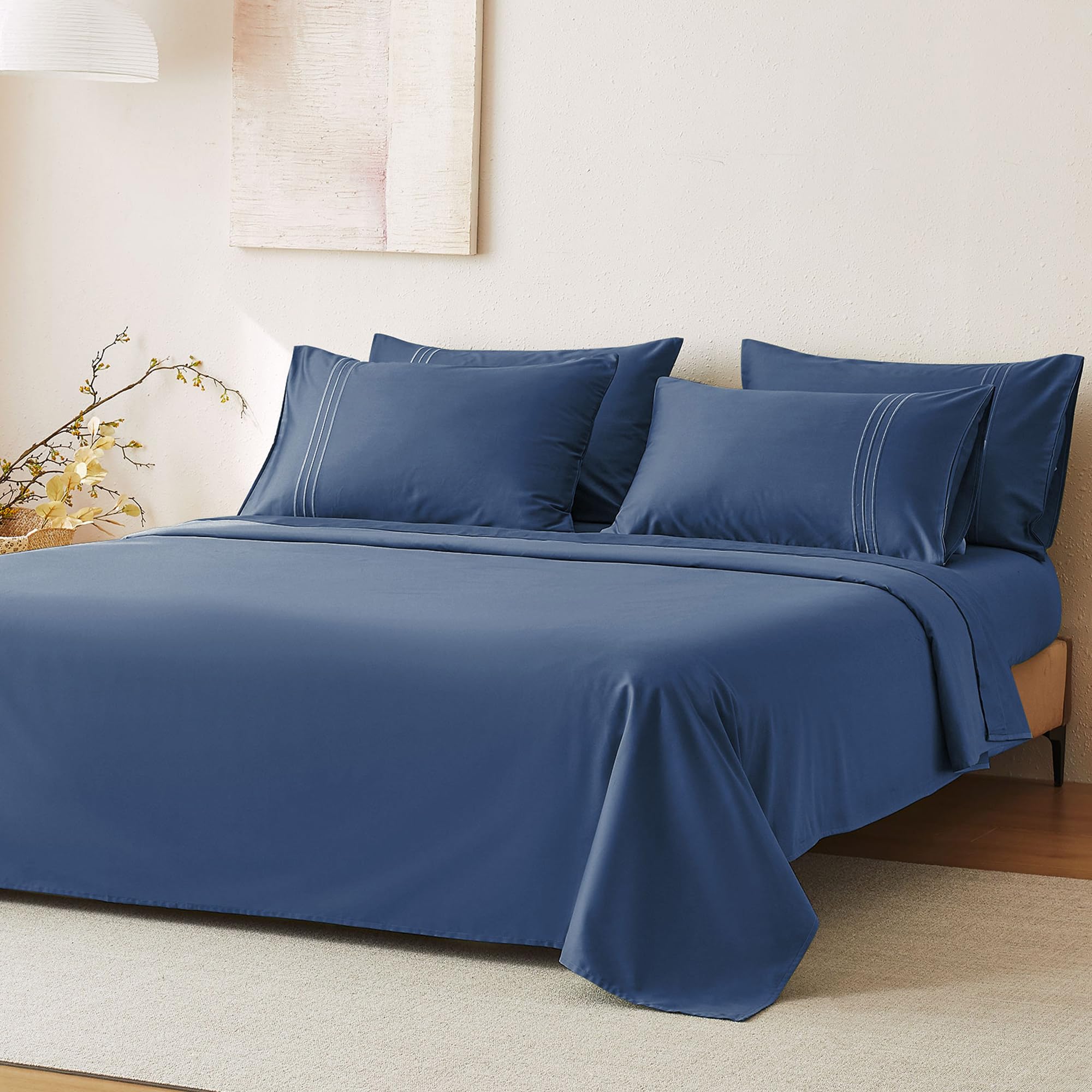 JELLYMONI 400 Thread Count 100% Cotton Sheet