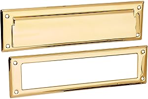 Deltana MS211CR003 13 1/8-Inch Mail Slot with Solid Brass Interior Frame
