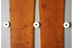 Grassracks Nubbins - Birch Flush Ski Wall Mount & Snowboard Wall Mount - Ski Rack & Snowboard Rack