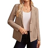 GRACE KARIN Blazer for Women Business Casual, Long Sleeve Sweater Blazers 2025, Knit Office Work Outfits