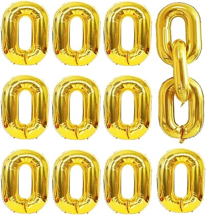 Amazon Com 10 Pieces Balloon Links Gold Linking Chains Balloons