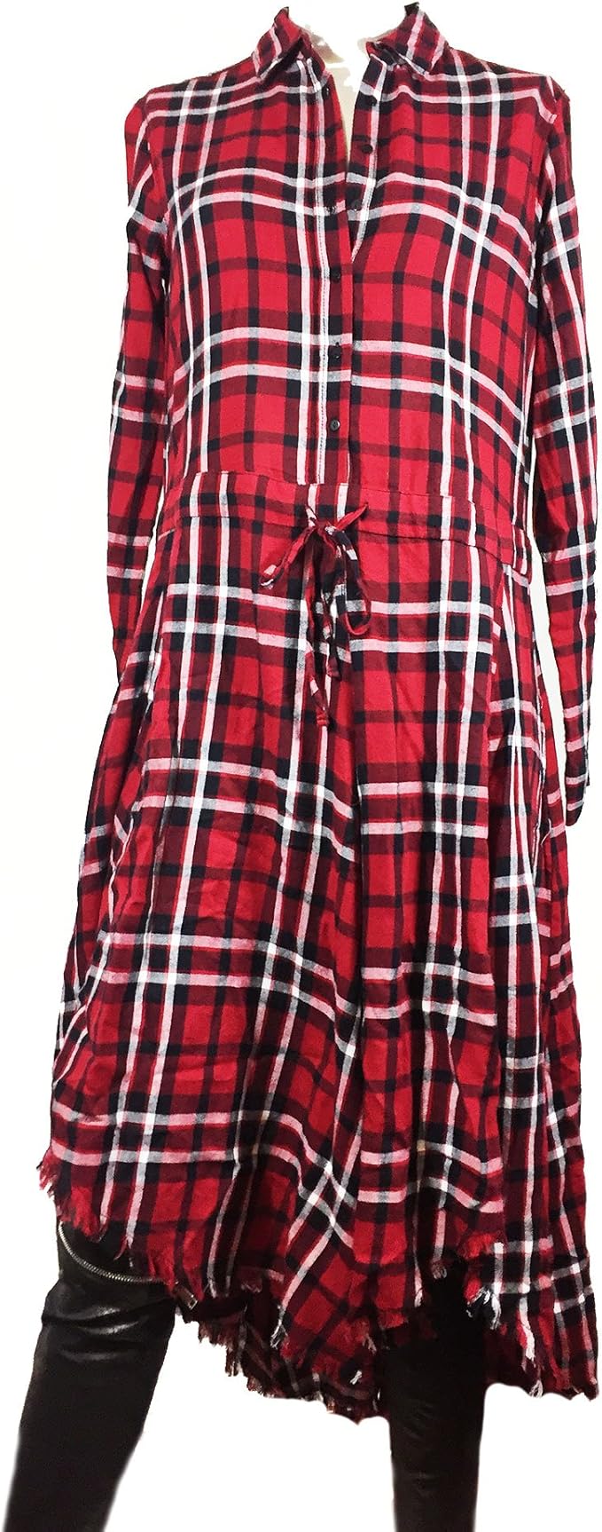 zara checked midi dress