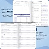Clever Fox Fitness & Food Journal – Nutrition & Workout Planner (Mystic Blue) view 3