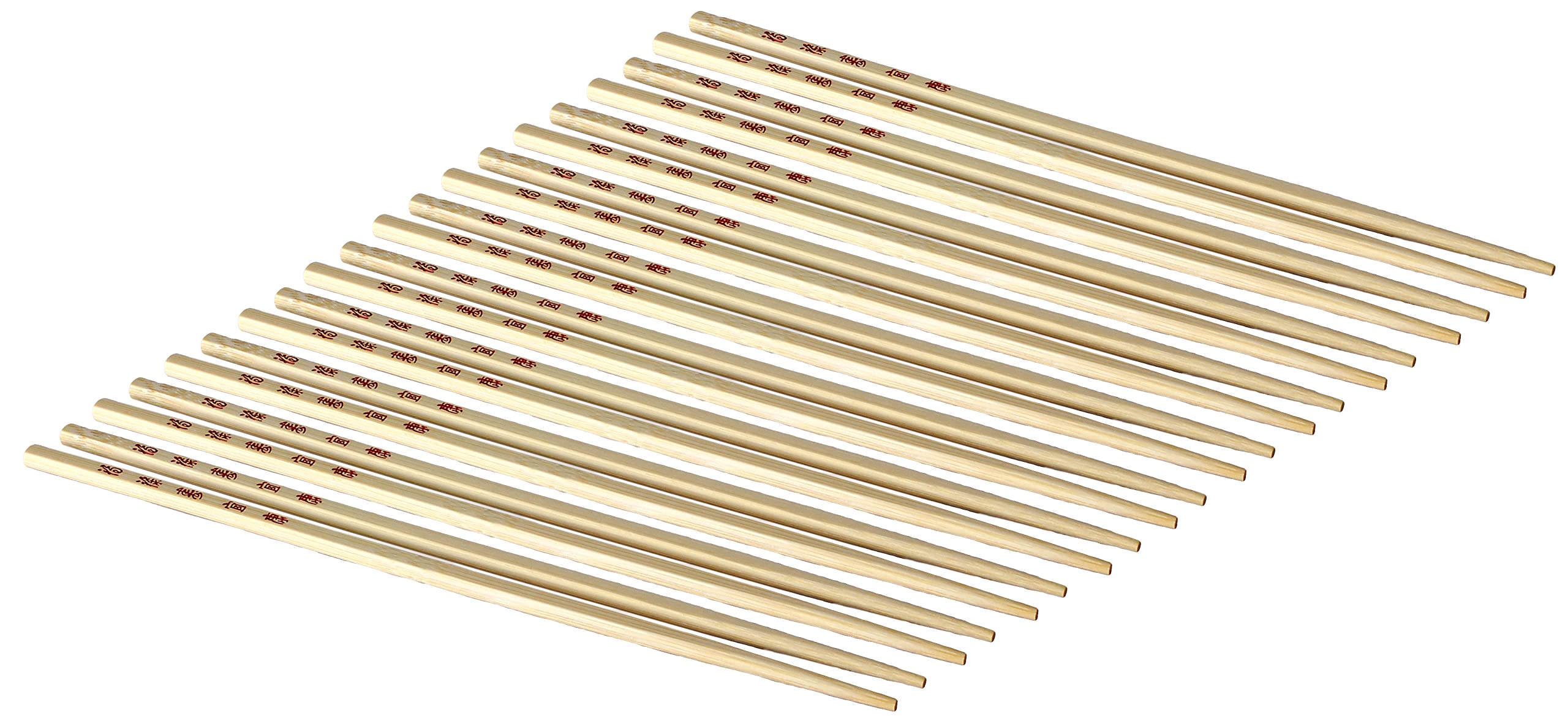 10 Pairs of Sticks Chinese Sushi Chopsticks Bamboo Bamboo Set 20 Pieces