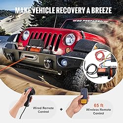 VEVOR Electric Winch, 13,500 lb, 12V DC Truck Winch