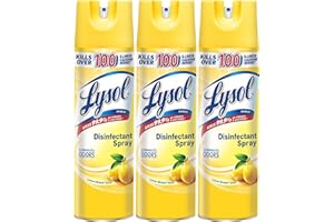 Lysol Disinfectant Spray, Lemon Breeze, 19 Ounce (Pack of 3)