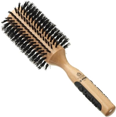 KENT 68mm Large Radial Pure Bristle Brush Beech Wood Handle - PF09