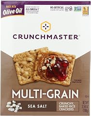 Crunchmaster, Crackers Multi Grain Sea Salt, 3.54 Ounce