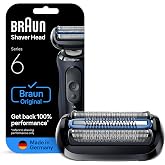Braun Series 6 Electric Shaver Replacement Head with Sensitive Skinguard, Easily Attach Your Shaver Head, Compatible with New Generation Series 6 Shavers, 64B, Black