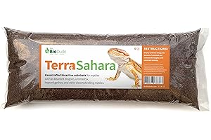 BIODUDE The Bio Dude Terra Sahara Bioactive Reptile Substrate 6 quarts for terrariums and vivariums. Great Bedding for Bearded Dragons, Uromasatyx, Leopard Geckos, Sand Boas and Desert Plants