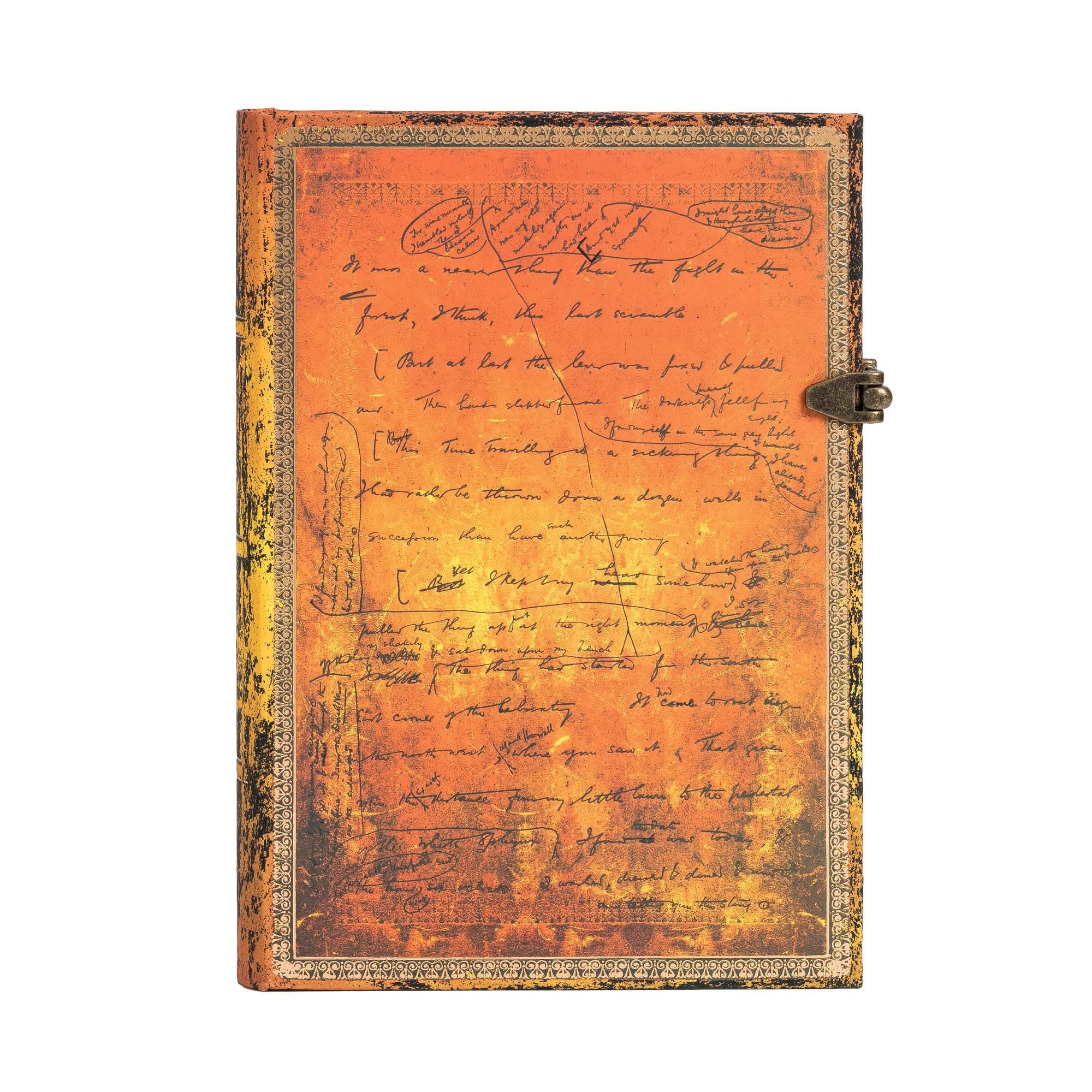 Paperblanks Hardcover Journal H.G. Wells’ 75th Anniversary | Unlined | Midi (130 × 180 mm) — image 1