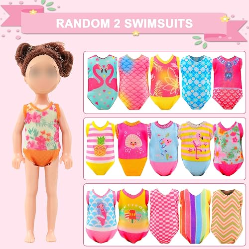 30 PCS Mini Doll Clothes & Accessories Set For 5.3-6 Inch Dolls - Includes Outfits, Shoes & Hangers