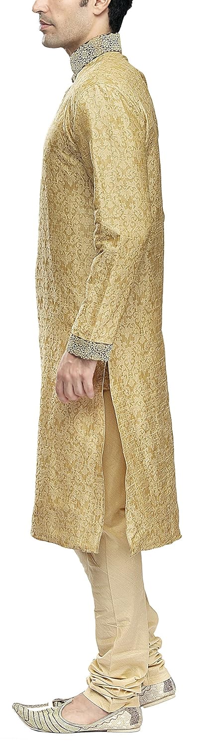 manyavar men's silk kurta churidar