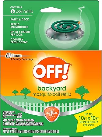 OFF! Mosquito Coil Refills, 6 CT (Pack 