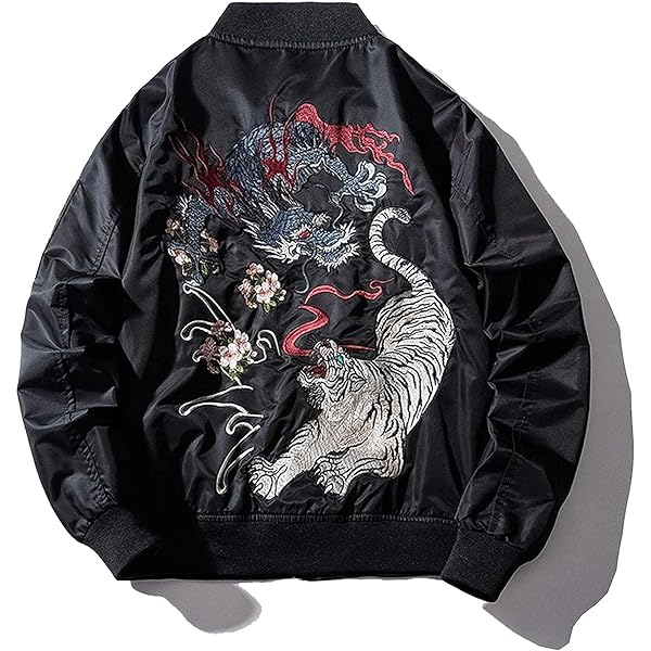 USTZFTBCL Japanese Style Harajuku Baseball Jacket With