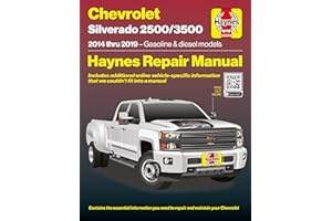 Haynes Compatible for The Chevrolet Silverado 2500/3500 (2014–2019) Repair Manual: Covers 6.0L Gas & 6.6L LML/L5P Diesel Engines – Maintenance, Repairs, Diagnostics & Wiring Diagrams