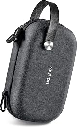 UGREEN Travel Accessories Bag Portable Cable Organiser Hard Case Black