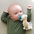 Nuby Soft Plush Pacifinder with Detachable Silicone Pacifier: 0-6 Months, Llama, Natural Cherry Shape, multi, one size