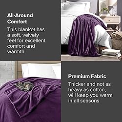 Bare Home Fleece Blanket - Full/Queen Blanket