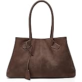 Suede Tote Bags for Women Retro Top-Handle Bag Handbags Elegant Purses Satchel for Travel Work