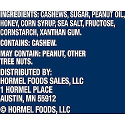 Planters Cashews Super Tube Nuts, Honey