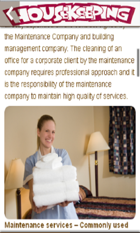 Housekeeping