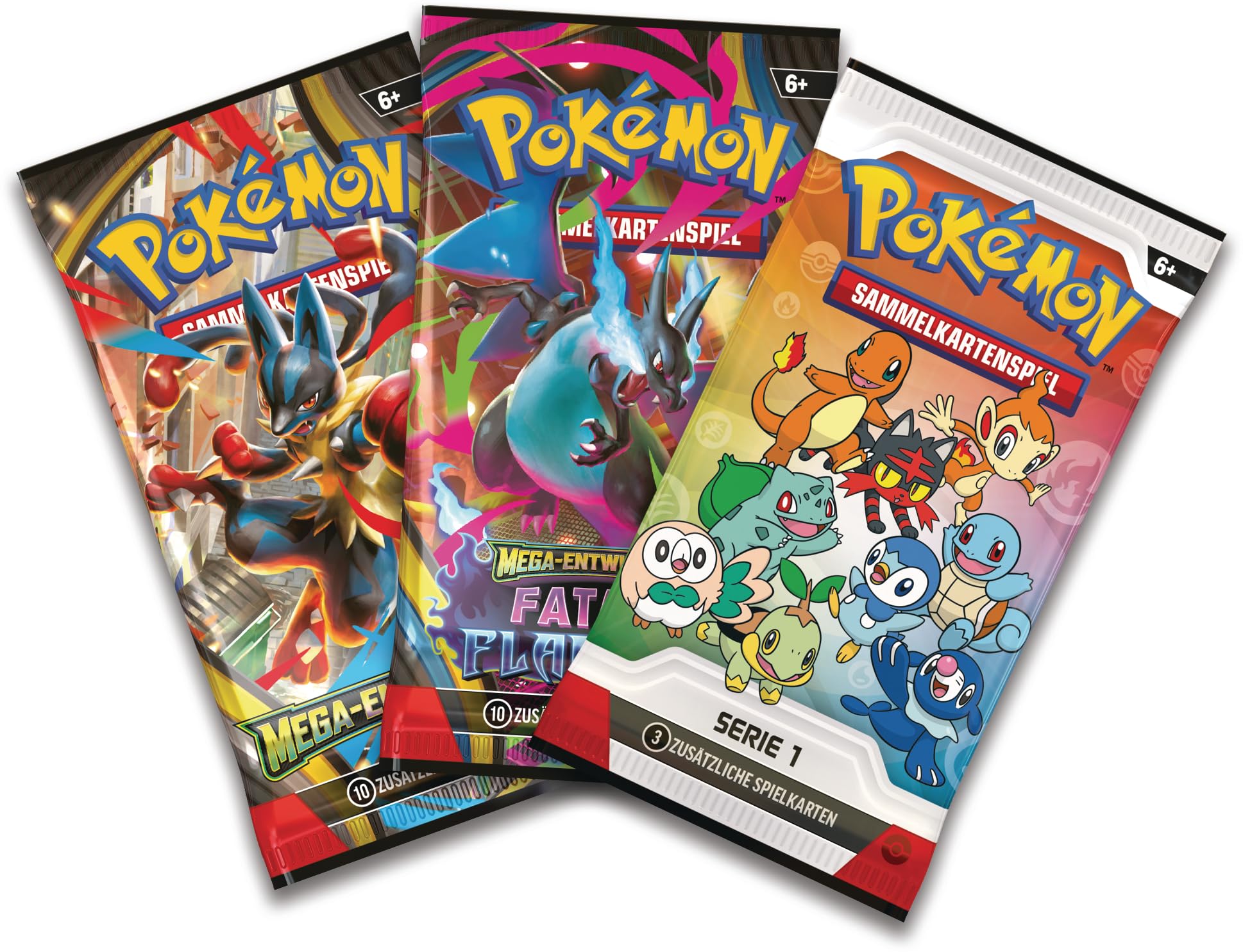 Pokémon-Sammelkartenspiel: Illustrations-Kollektion Erste Partner: Serie 1 (3 Promokarten, 2 Boosterpacks und 1 Stickerbogen) 4